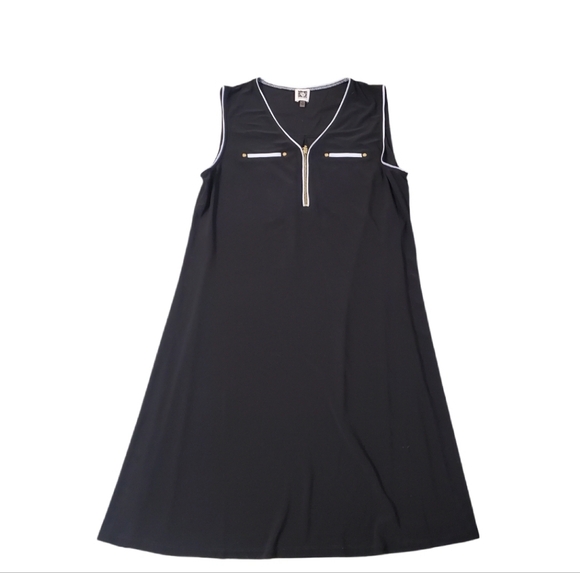 Anne Klein Dresses & Skirts - Anne Klein Women's‎ Black A-Line Collar Sporty Sheath Dress Size 10